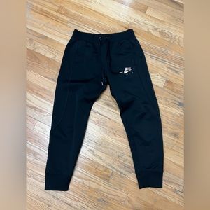 Black and Gold Nike Joggers